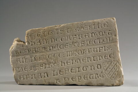 Épitaphe de Jean de Cafran (+ 1304), image 2/3