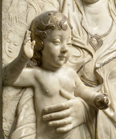 La Vierge et l'Enfant entre deux anges, image 2/2