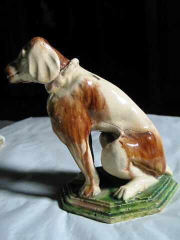 Statuette : Chien assis, image 4/5