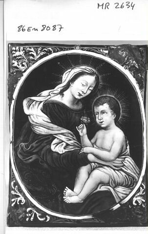 Plaque : La Vierge à l'Enfant, image 6/6