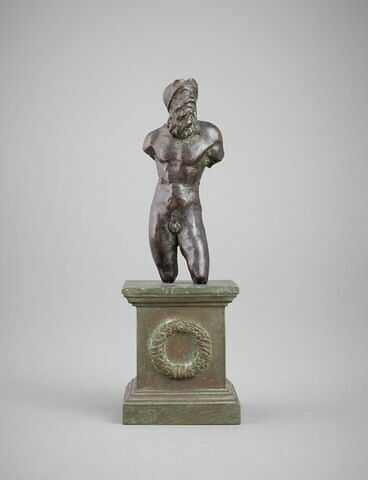 Statuette : vieillard sans bras ni jambes