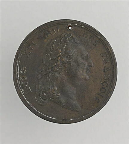 Médaille : Louis XVI / inscription