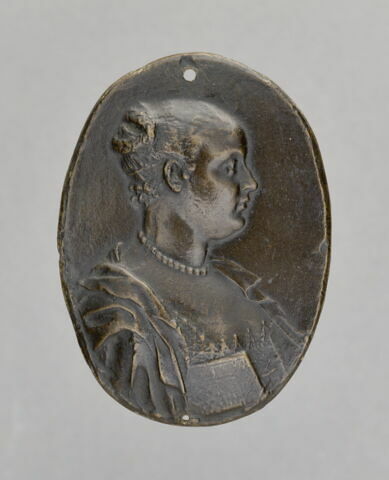 Médaille : femme inconnue