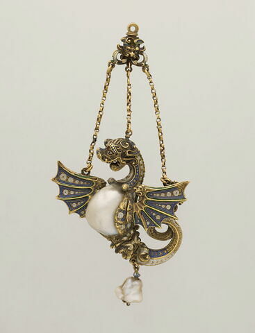 Pendentif : dragon ailé