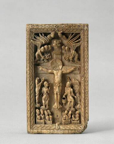 Plaque de reliure : Crucifixion