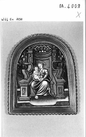 Plaque : La Vierge à l'Enfant, image 5/5