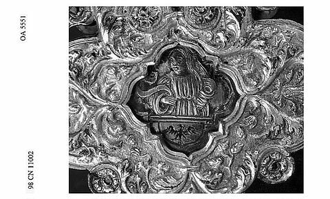 Croix processionnelle en argent et cuivre doré, image 6/11