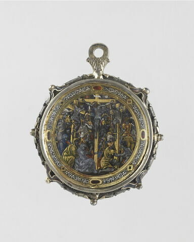 Pendentif : le sacrifice d'Abraham, la Crucifixion