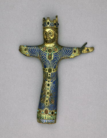 Statuette d'applique : Christ en croix