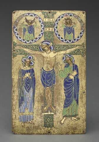 Plaque de reliure : Crucifixion