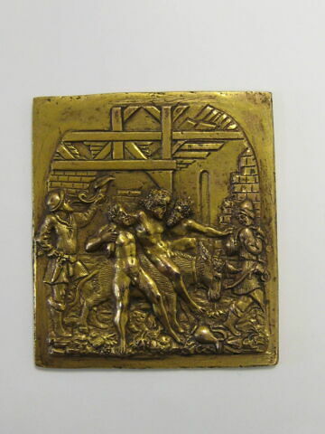 Plaquette : Triomphe de Bacchus