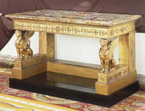 Console du grand salon de Joséphine aux Tuileries