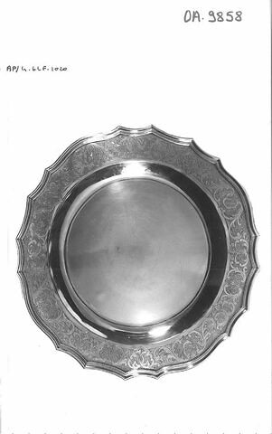 Plat rond (d'une paire) Copie XIXe siècle, image 5/5