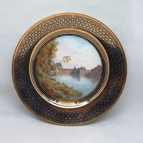 Assiette "Château de Fontainebleau"