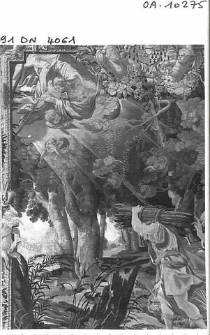 Abraham et Isaac se rendant au sacrifice, de la tenture de l'Ancien Testament, image 7/7