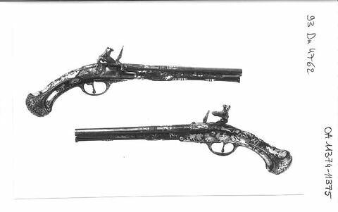 Paire de pistolet aux armes de France, image 13/23