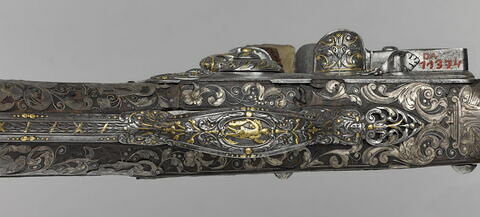 Paire de pistolet aux armes de France, image 3/12