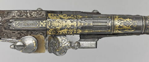 Paire de pistolet aux armes de France, image 5/12