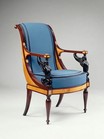 Fauteuil du salon de Madame Récamier (OA 11384 à 11391), d'une paire avec OA 1138