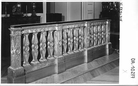 Balustrade en deux parties