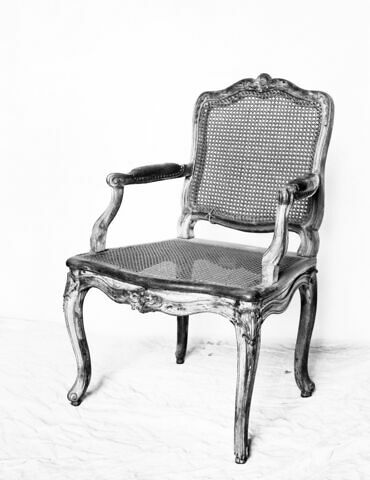 Paire de fauteuils cannés d'époque Louis XV, image 6/6