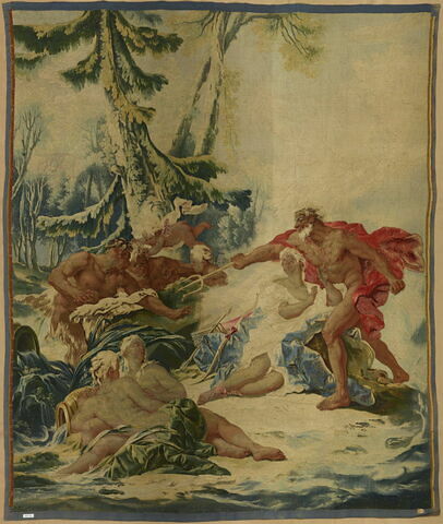 Neptune et Amymone, de la tenture des Amours des dieux, image 2/3