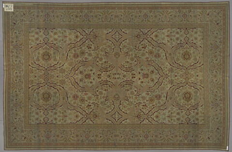 Tapis velours rectangulaire à décor végétal, image 9/10