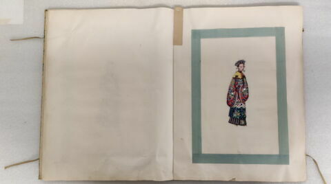 Album contenant douze dessins représentant des dignitaires dans de luxueux habits, image 7/34