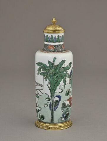 Vase cylindrique à couvercle, d'une paire (avec TH 450), image 9/15