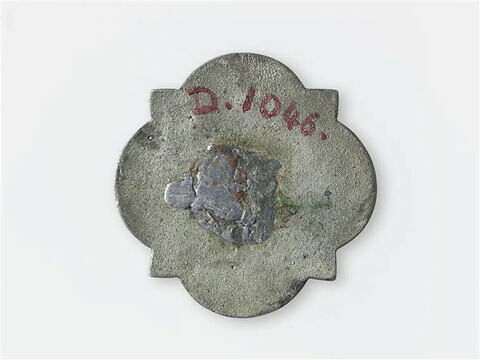 Plaquette quadrilobée provenant d'une croix, d'un ensemble de quatre : saint Pierre, image 6/8