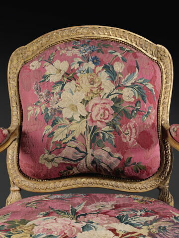 Fauteuil à la reine et à châssis, d'une suite de six fauteuils et un canapé (avec OA 10290, OA10291, OA 10292, OA 10293, OA 10294, OA 10295), image 3/6