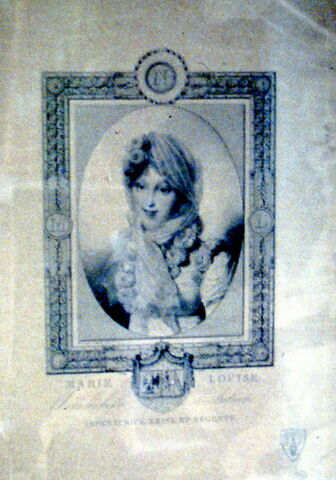 Gravure de Marie-Louise d'Autriche