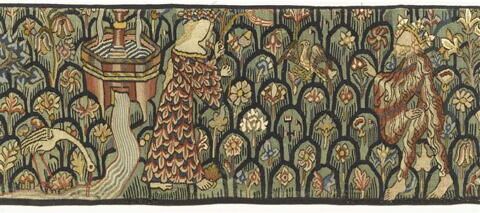 Couples de femmes et d'hommes sauvages évoluant dans un jardin, image 4/5