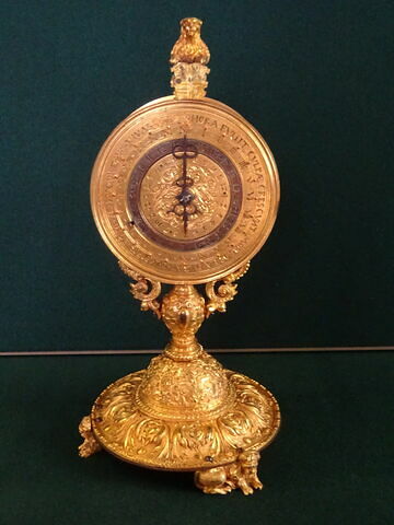 Horloge de table en forme de monstrance