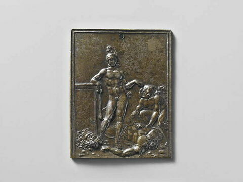 Plaquette : David vainqueur de Goliath