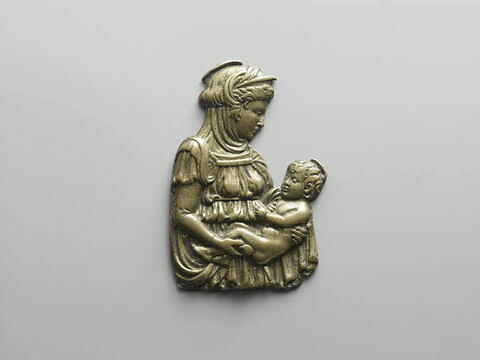 Figure d'applique : Vierge à l'enfant