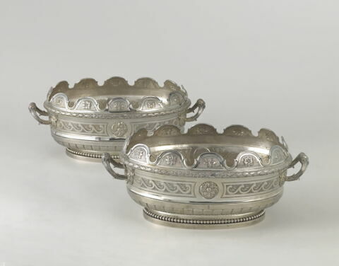 Seau à verres du service du Roi George III d'Angleterre et de Hanovre, d'une paire (OA 10605)                                 
service de George III