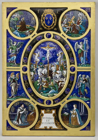 Retable de la Sainte-Chapelle : La Crucifixion