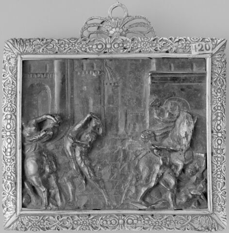 Bas-relief : l'enlèvement des Sabines.