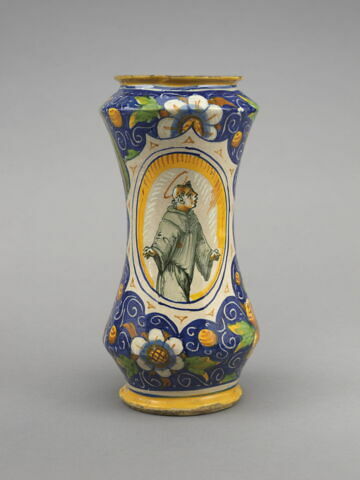 Albarello : saint François d'Assise (?)