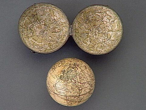 Globes terrestre et céleste de poche