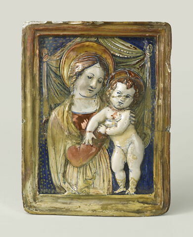 Plaque rectangulaire : Vierge à l'Enfant, image 5/7