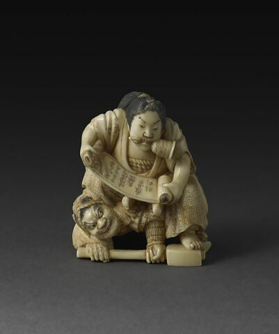 Netsuke : Lu Zhi Shen (?)