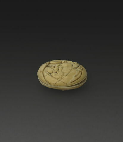 Manju netsuke avec le dieu Hotei