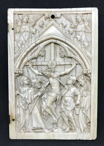 Feuillet droit de diptyque : Crucifixion