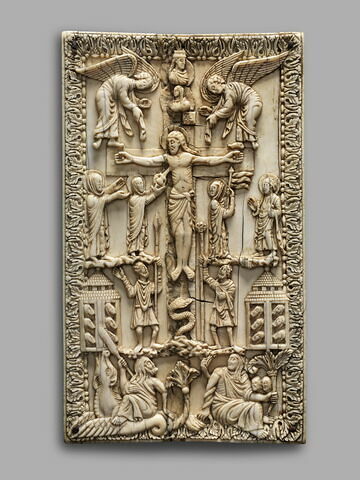 Plaque de reliure : La Crucifixion