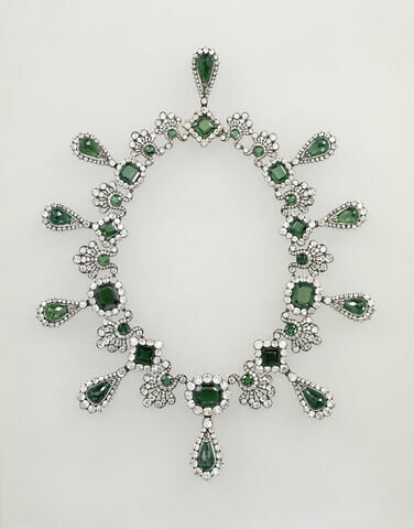 Collier en émeraudes de la parure de Marie-Louise