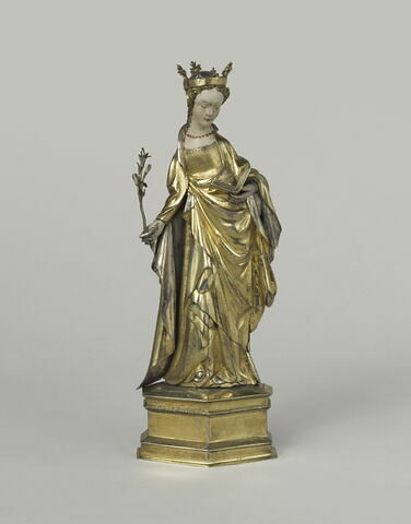 Statuette : sainte Dorothée (?)