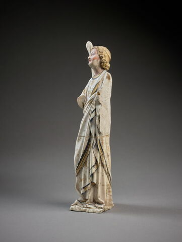 Statuette : ange de gauche du groupe du Couronnement de la Vierge, image 2/9