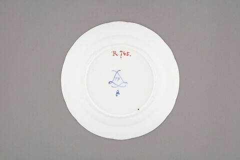 Assiette, d'une série de six (avec R 742 à R 747), image 2/4